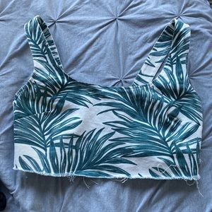 Show Me Your Mumu Mamba Top in Oasis Palm